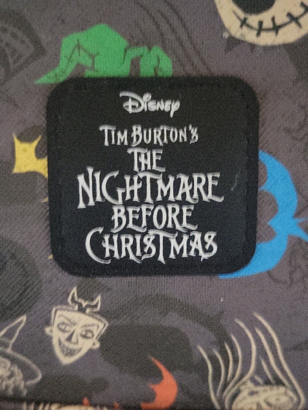 Disney The Nightmare Before Christmas Mini Backpack - Gray with Purple Accents - Picture 2 of 7